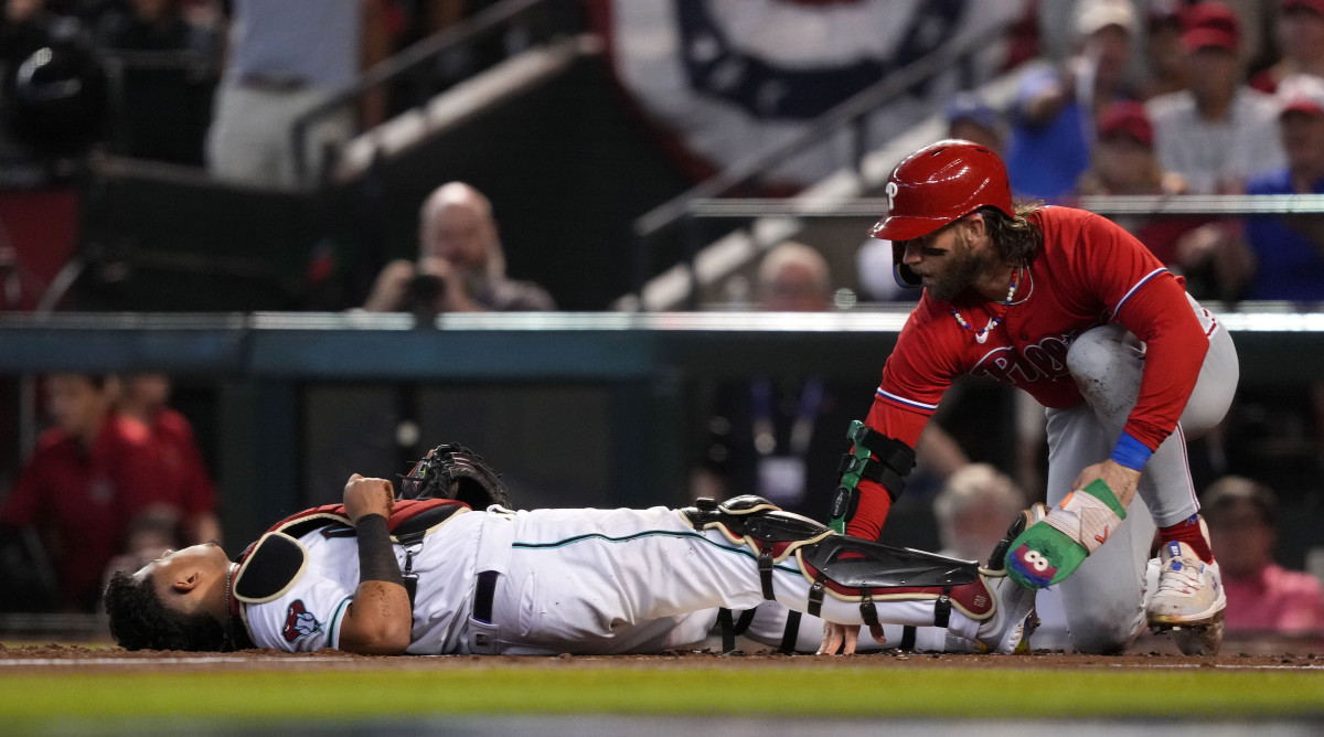 Bryce Harper after stealing home.